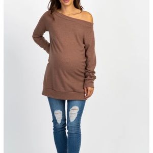 Pink Blush Maternity Mocha Sweater